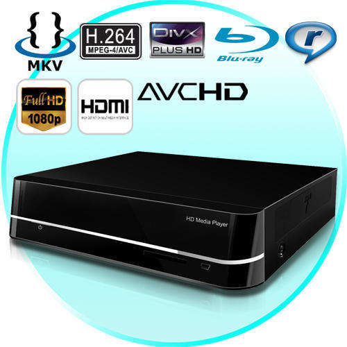 Media Elite - Networked HD Media Player (1080P, Wifi, RSS, BT) - E133