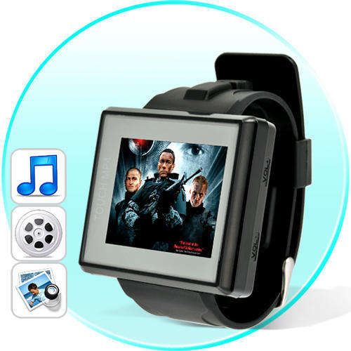 MP4 Player Watch (4GB + Waterproof + 1.8 Inch) - N13