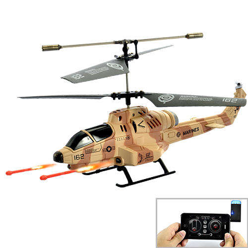 Cobra iHelicopter - iPhone/iPad/iPod Touch/Android Phone Controlled RC Helicopter - G400