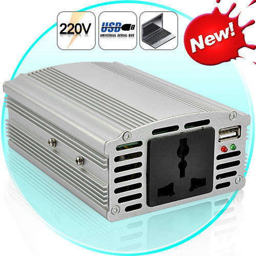 350W Power Inverter (12V DC to 220V AC + 5V USB Port) - A126