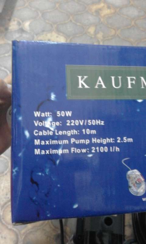 Fountain Pump 50W with accessories