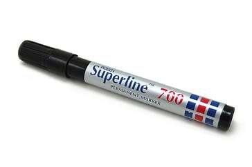 Permanent Markers - Black 4 Pack