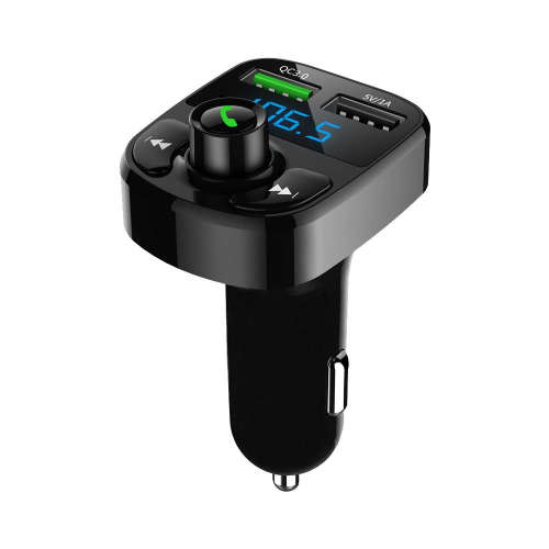 Hands-free Bluetooth Car Kit with FM Transmitter Charger
