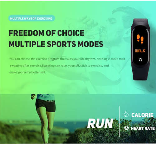 M4 Smart Bracelet-black