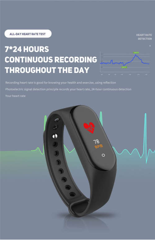 M4 Smart Bracelet-black