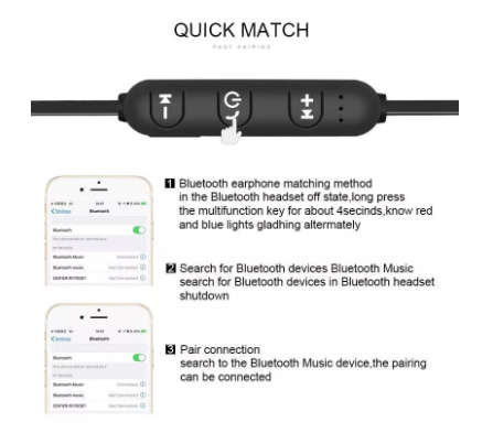 Magnetic Wireless bluetooth Earphones