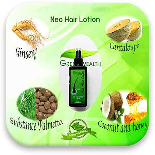 Neo Hair Lotion 100% Natural Hair Loss Treatment Spray + Derma Roller