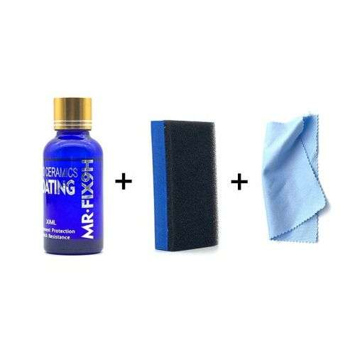 Car Liquid Ceramic Coat Polish Set - 9H Super Hydrophobic Glass Coating