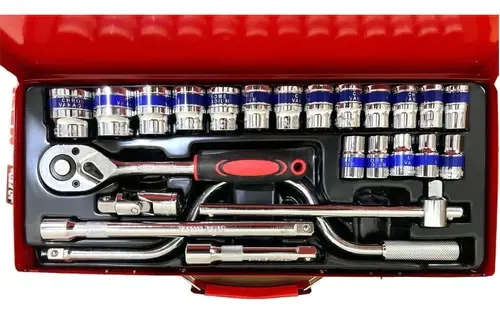 Professional Socket Toolset 25pc - 1/2inch Drive