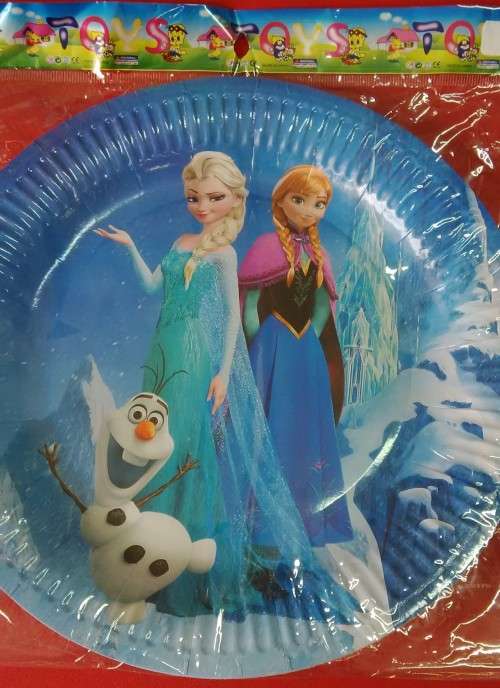 Frozen Party Plates (10)
