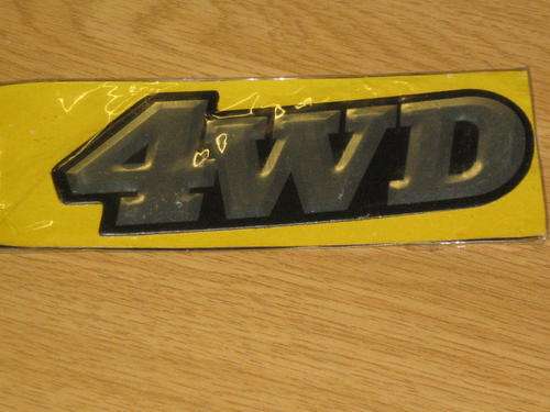 NAME BADGE - 4WD
