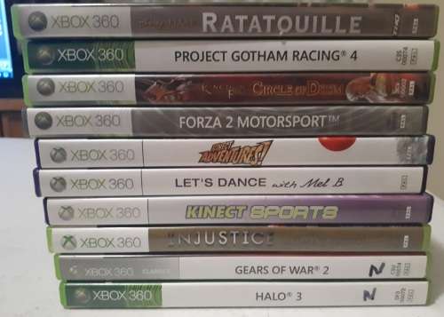 10 x XBOX360 GAMES FOR ONE BID