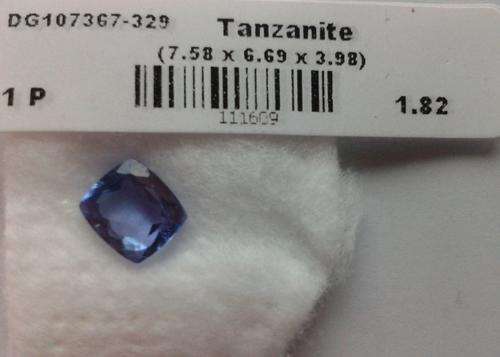 1.82ct LM COLLECTION 100% REAL AA+ Natural TANZANITE Bluish Violet VVS R 26'680.00