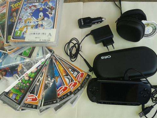 Sony PSP Playstation Portable With 13 x Games And Extras