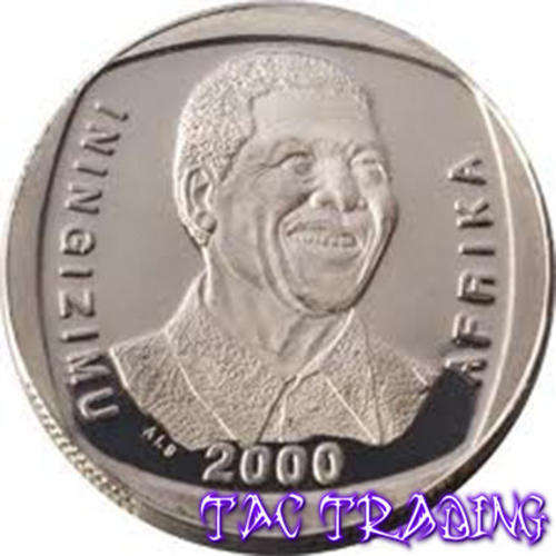 2000 Mandela R5 Coin (Single Metal) - NGC GRADED AU55