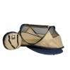 Deryan Travel Cot - Green & Browm