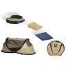 Deryan Travel Cot - Green & Browm
