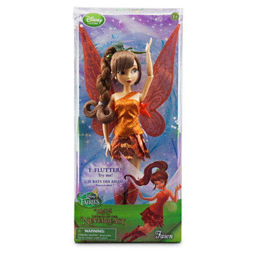 In Stock: Disney Store - Fawn Disney Fairies Doll - 10'' - Legend of the NeverBeast