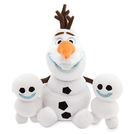 In Stock: Disney Store - Olaf and Snowgies Plush Bundle - Mini Bean Bag - 8'' - Frozen Fever