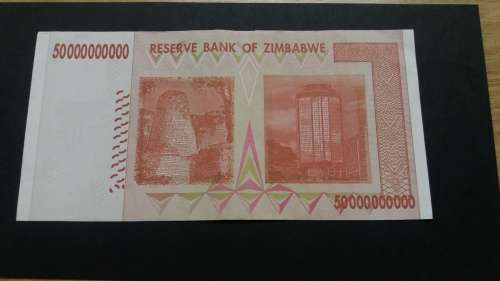 ZIMBABWE 50 BILLION DOLLARS - VERY DECENT CONDITION