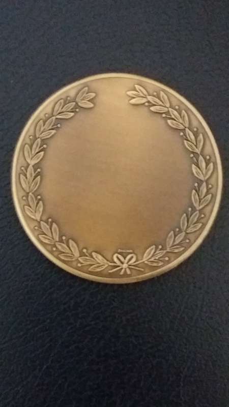 Pagliari Sports Medallion   Large Brass 50 grams 50mm diam. Motorbike