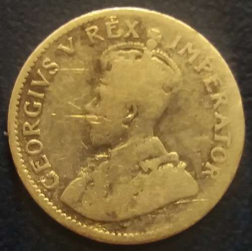 1932  Union of South Africa 3d - SAU Threepence Tickey