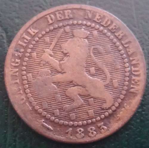 NETHERLANDS 1883 ONE CENT