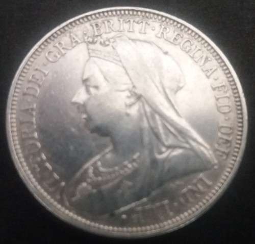 FOR JAN ONLY -  Great Britain 1900 silver Shilling  -  Queen Victoria