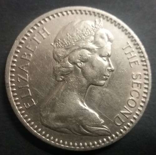 RHODESIA 1964 HALF CROWN - 25 CENTS