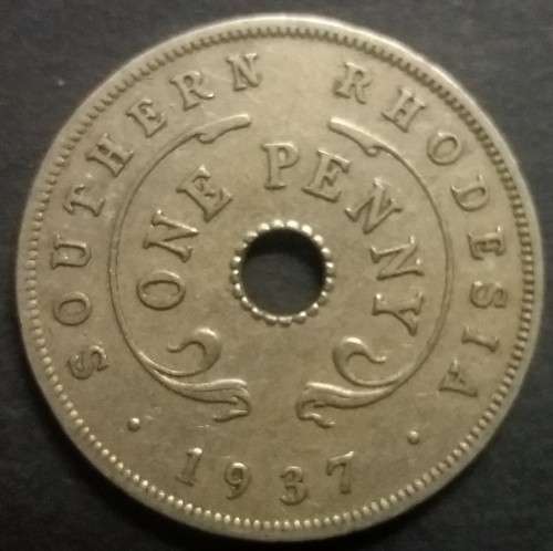SOUTHERN RHODESIA 1937  PENNY