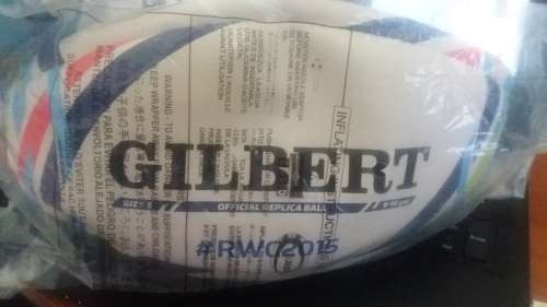 WORLD CUP RUGBY 2015 ENGLAND  OFFICIAL GILBERT REPLICA RUGBY BALL