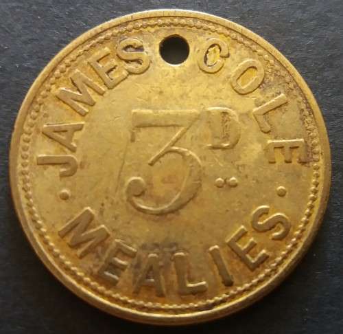 James Cole 3d Token, East Griqualand, Natal - Riverside * RARE *