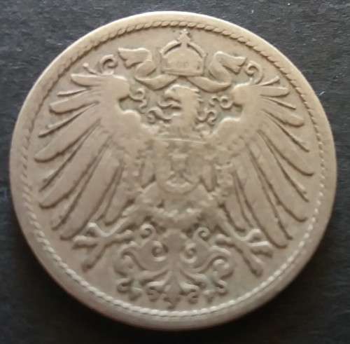 RESERVED FOR JAN ONLY   10 PFENNIG  1896F DEUTSCHES REICH GERMAN COIN
