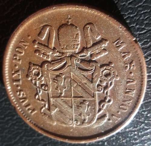 Italy 1851 2 BAIOCCHI Pius IX