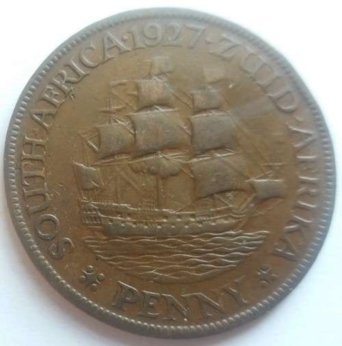 1927 - 1 PENNY (1D) - UNION OF SOUTH AFRICA