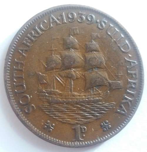 1939 - 1 PENNY (1D) - UNION OF SOUTH AFRICA