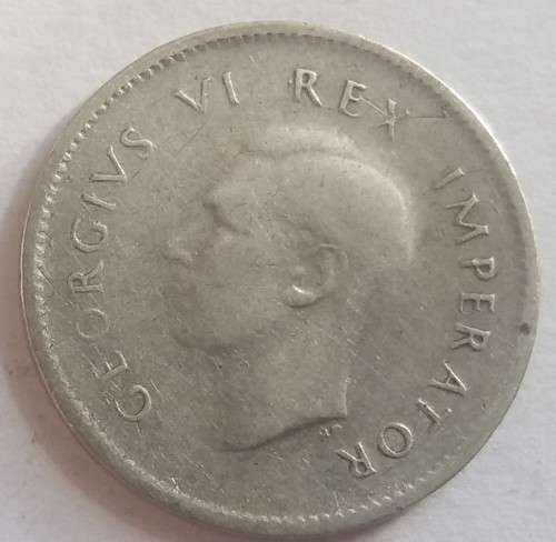 SAU 1943 THREEPENCE 3D