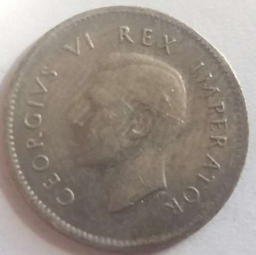 SAU 1943 THREEPENCE 3D