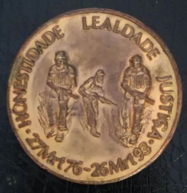 32 Battalion Medallion - Original Numbered 1165