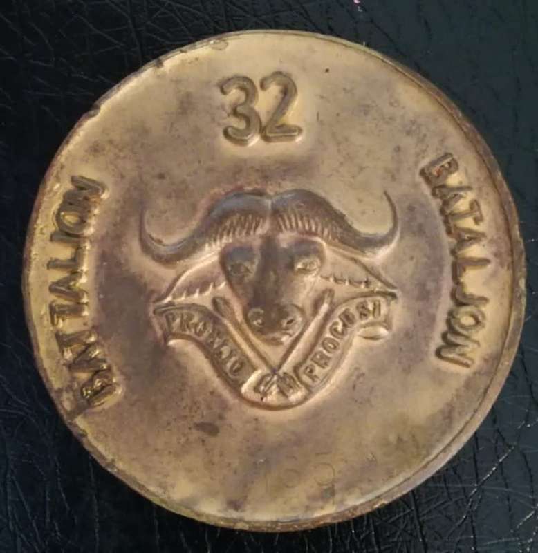 32 Battalion Medallion - Original Numbered 1165