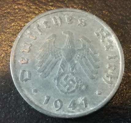 1941(A) Nazi Germany WW2 Third Reich 10 Reichspfennig