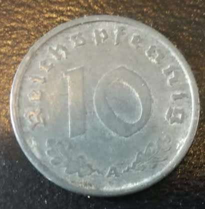 1941(A) Nazi Germany WW2 Third Reich 10 Reichspfennig