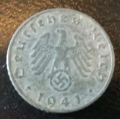 1941(J) Nazi Germany WW2 Third Reich 5 Reichspfennig