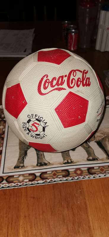 Coca Cola soccer ball