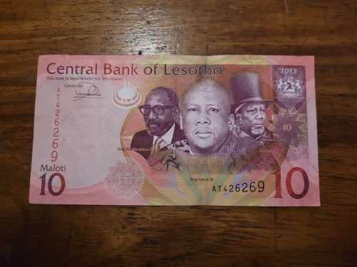 Central Bank of Lesotho 10 Maloti