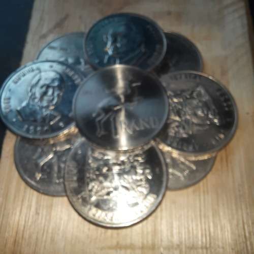 BIG old OnE RaND COINS 10 COINS !!!!!