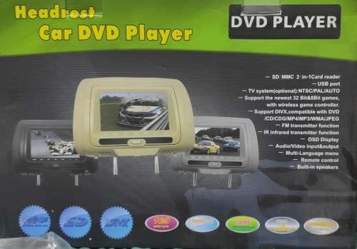 Headrest Player (Black)