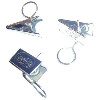 36mm Toothed Gator Spring Clips, 360degree Rotating Arm Ring, 15mm Gap on Opening!