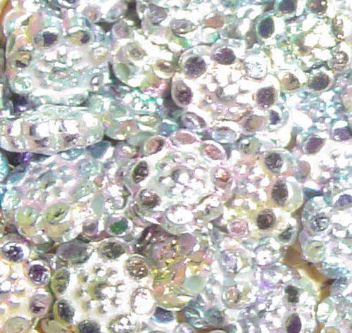 Psychedelic Moonshine Beads 8x4mm, pack of +-44pcs