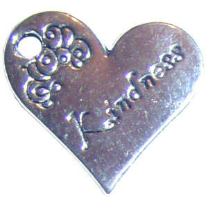 CLEARANCE! Fruit of the Spirit Virtue Charm KINDNESS, sold individually